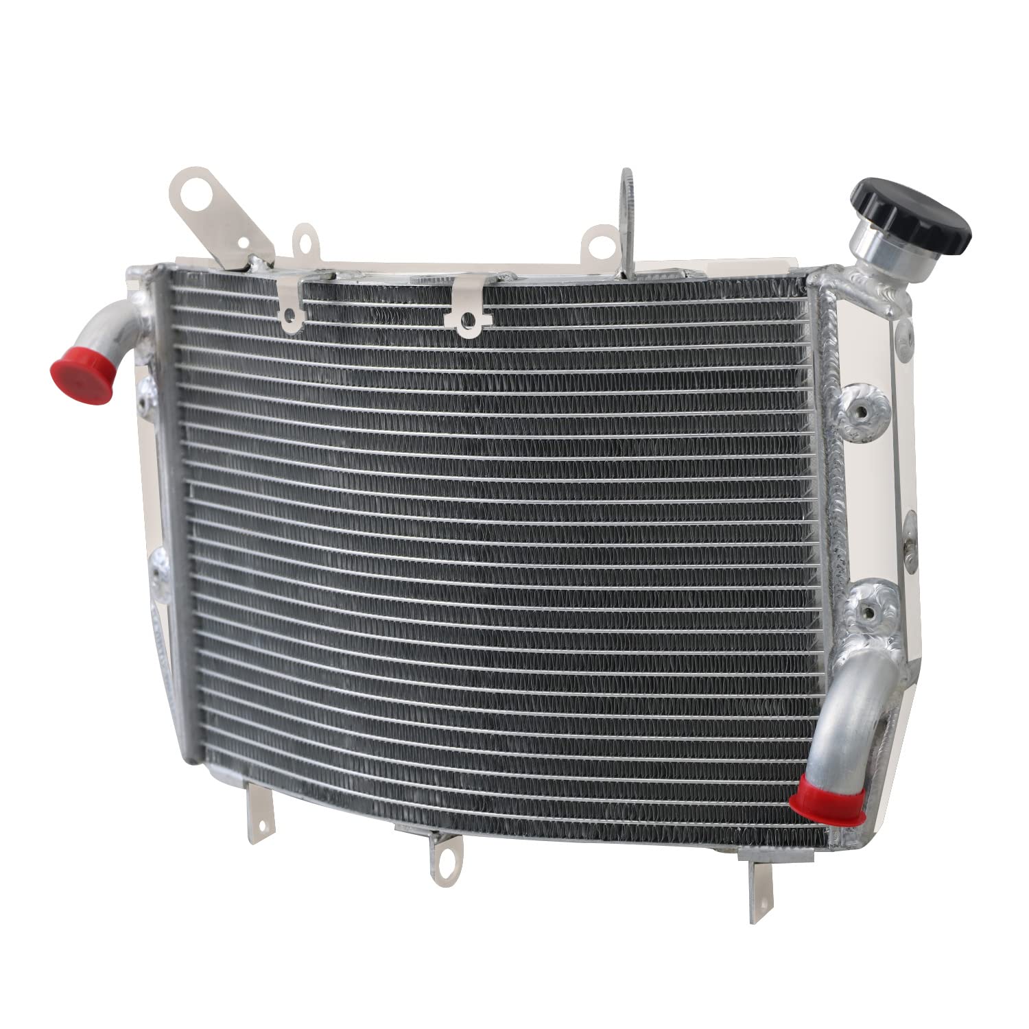 High Performance Aluminum Radiator for 2006-2011 Yamaha YZF-R6 (YZFR6) - Direct Fit Replacement for 06-11 R6 Models - Enhanced Cooling for Street & Track Racing