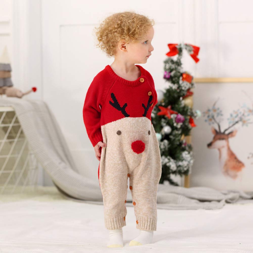 My First Christmas Outfit for Baby Boys & Girls - Festive Newborn Onesie & Sweater Set - Perfect for Holiday Photos & Family Gatherings