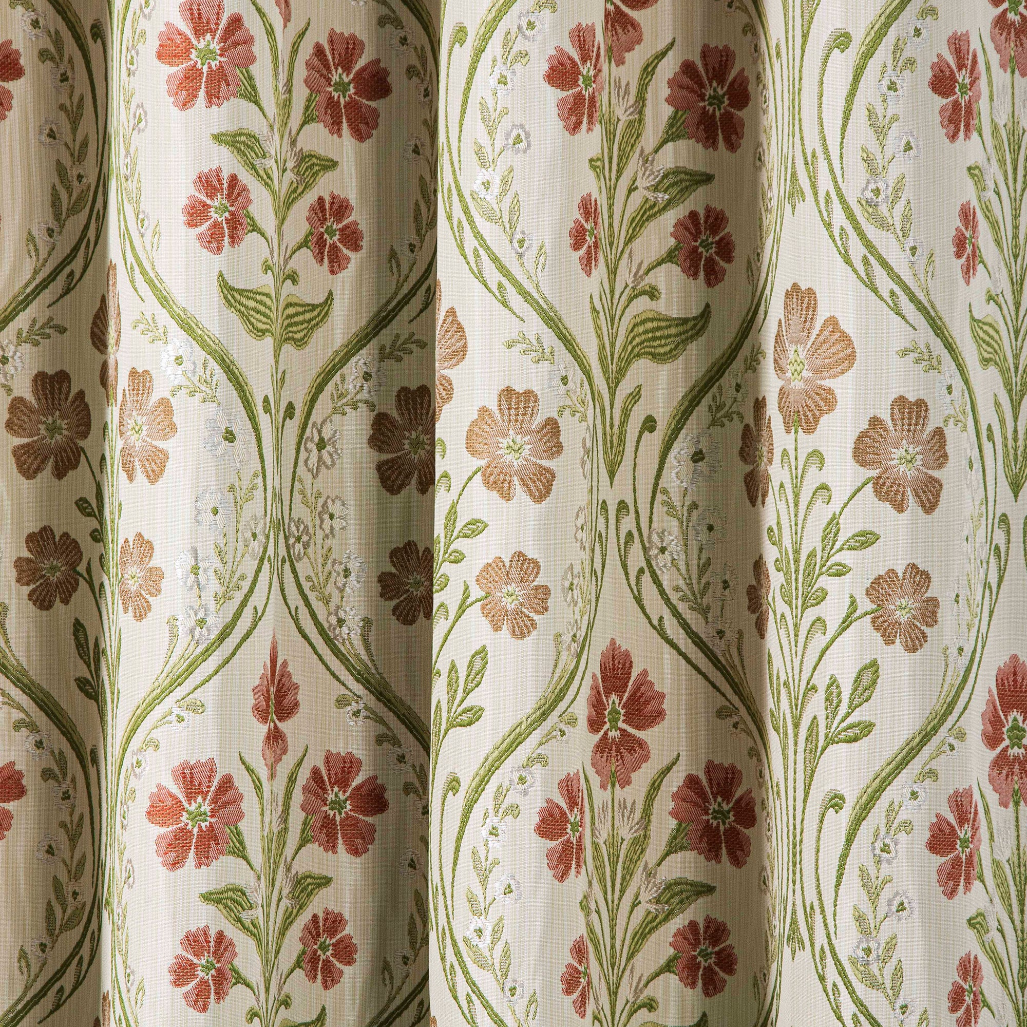 Elegant Eyelet Curtains by Curtina Estelle - Natural Linen Blackout Drapes for Living Room & Bedroom Window Treatments