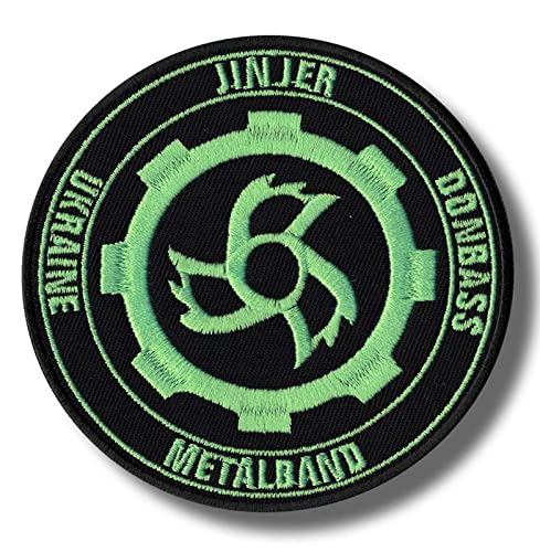 Jinjer Band Embroidered Iron-On Patch Badge - Heavy Metal Band Merch for Jackets, Vests & Backpacks | DIY Punk Rock Accessories & Sew-On Applique for Fans & Collectors
