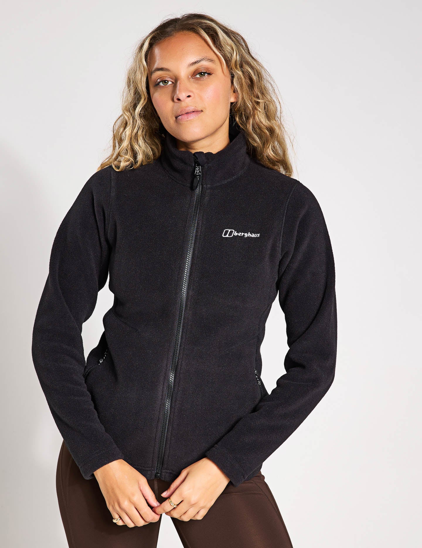 Prism Polartec InterActive Jacket - Lightweight Waterproof Windbreaker for Men & Women | Jet Black | Outdoor Hiking, Running, Camping & Travel