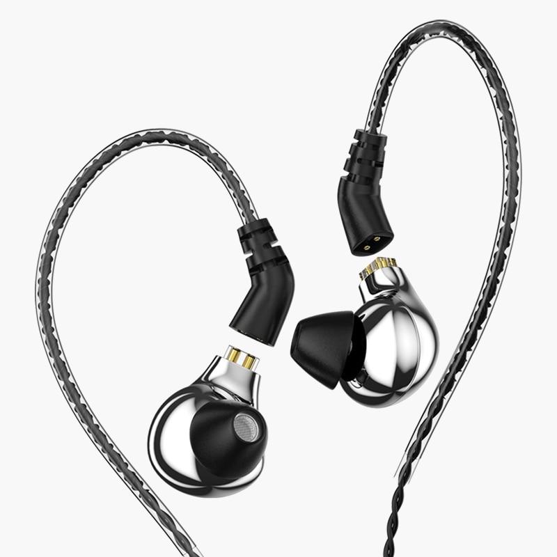 BLON BL-03 HiFi In-Ear Monitors with 10mm Carbon Diaphragm Dynamic Driver - Premium Sound Quality for Audiophiles, Musicians & Travelers - Perfect for Studio Recording, Gaming & Commuting