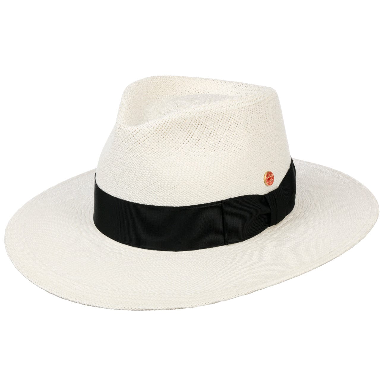 Mayser Nizza Panama Hat for Men & Women - Lightweight Breathable Straw Summer Hat for Beach, Travel, and Outdoor Activities