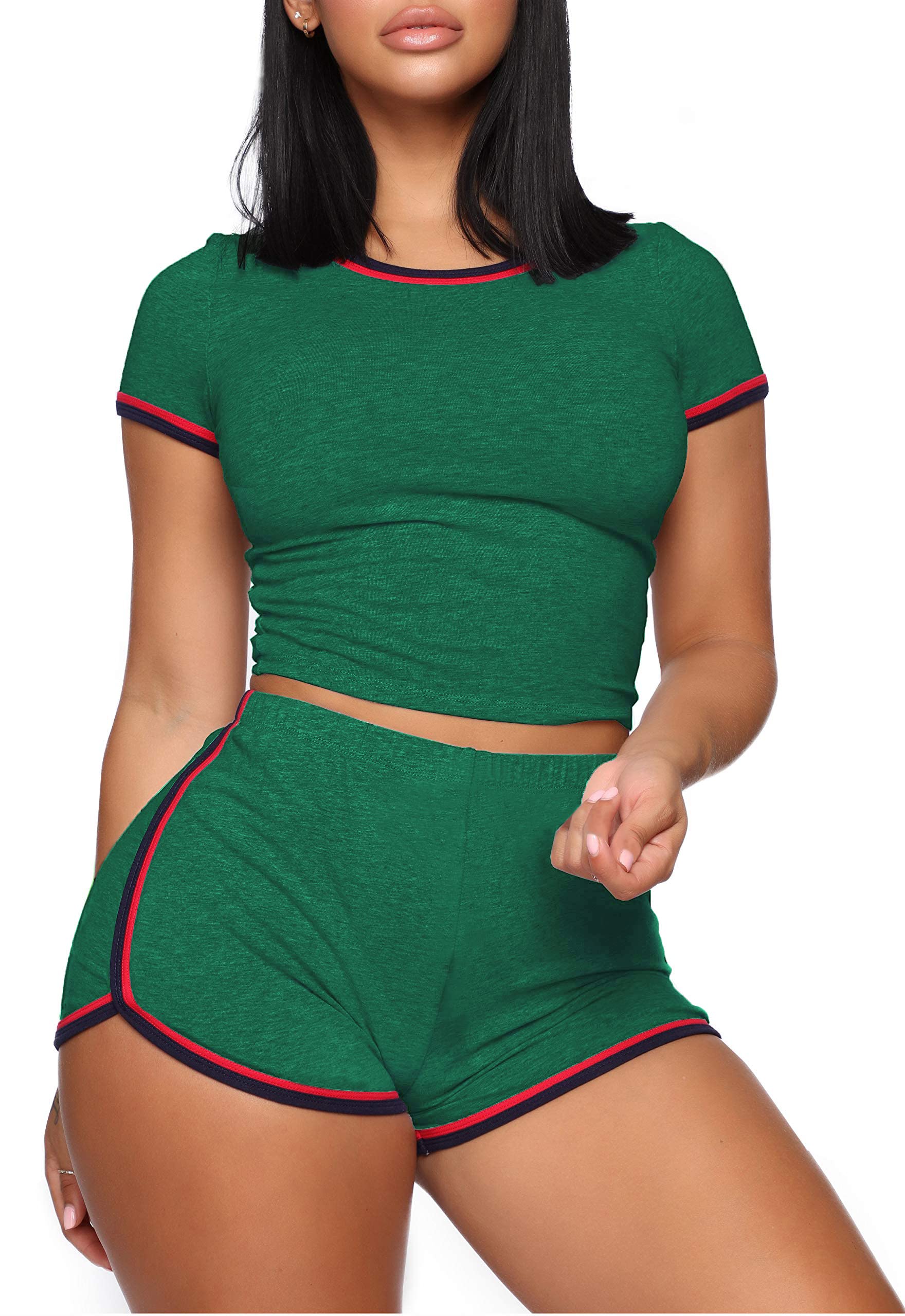 Stylish Two Piece Outfits for Women - Sexy Active Wear Matching Tracksuits Set | Gym, Yoga, Running & Lounge Wear