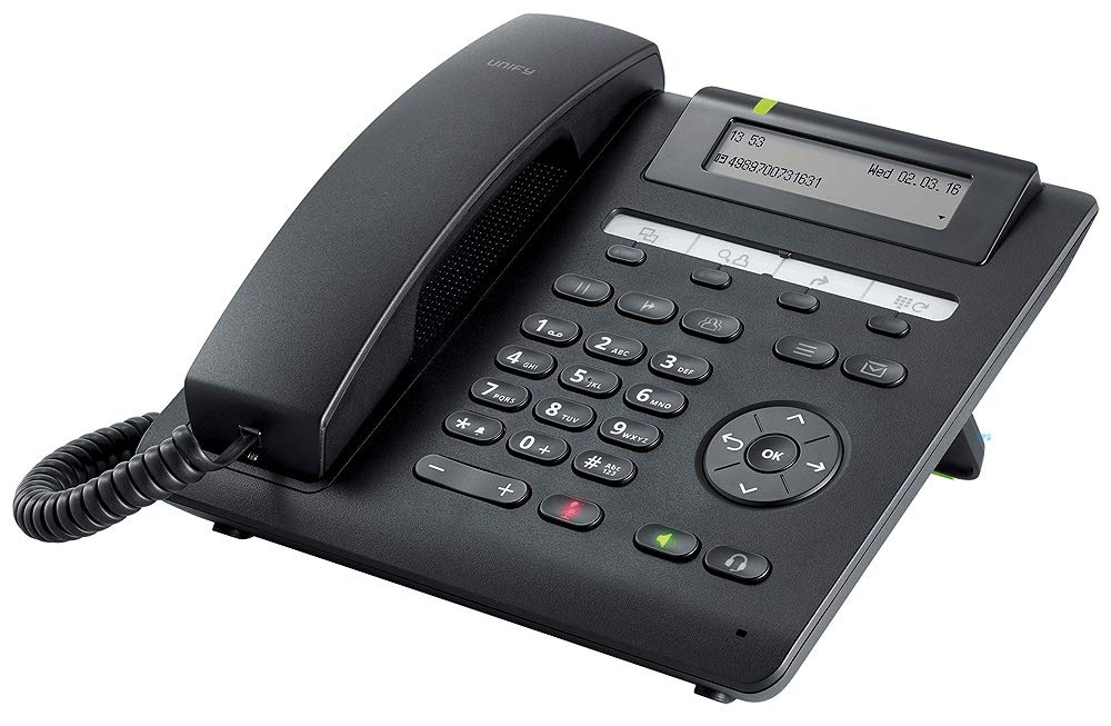 OpenScape CP205 SIP Desk Phone - Business VoIP Phone with HD Voice, Call Forwarding & 3-Way Conferencing - Ideal for Office, Home Office & Remote Work