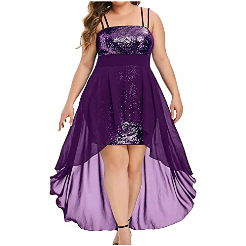 Padaii Women's Sexy Sequin Tunic Sling Dress - Deep V Neck Loose Fit Cocktail Evening Gown for Plus Size | Perfect for Parties, Night Out, and Special Occasions