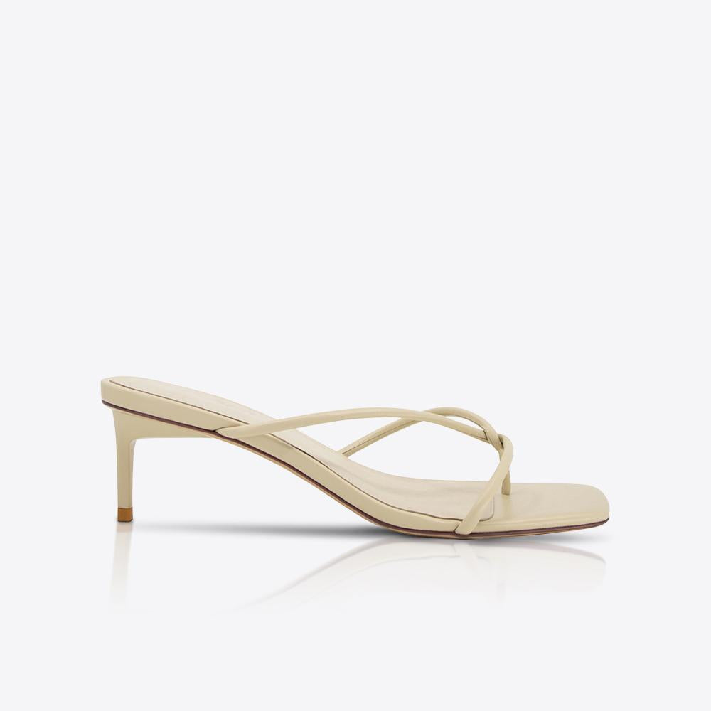 Chrissy Mule Parchment Slippers - Comfortable Women's House Shoes for Indoor & Outdoor Wear - Perfect for Home, Office, and Relaxation