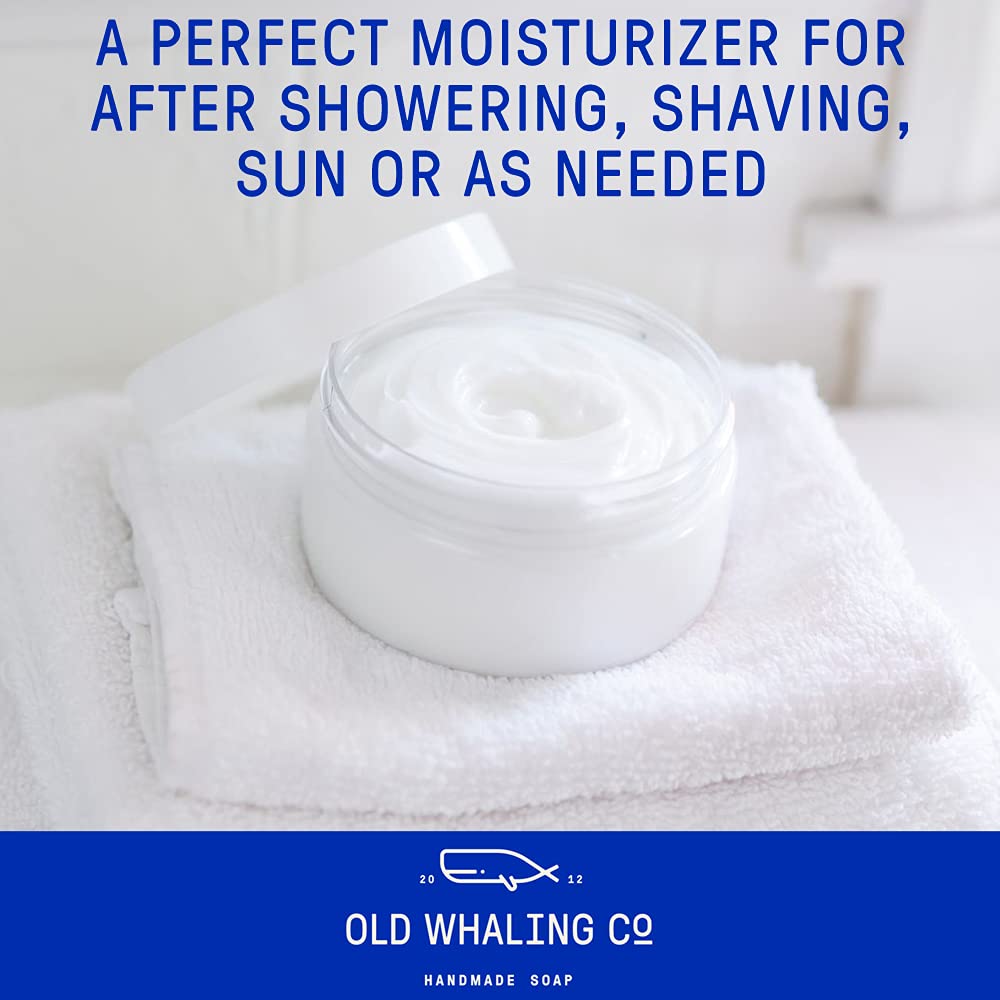 Old Whaling Co Magnolia Body Butter 2 Pack – Ultra Hydrating Shea Butter Cream with Aloe & Sunflower Oil – Magnolia Blossom & Sweet Peony Scented Moisturizer – 8 oz Jars (Set of 2) – Perfect for Dry Skin Care & Relaxing Spa Nights at Home