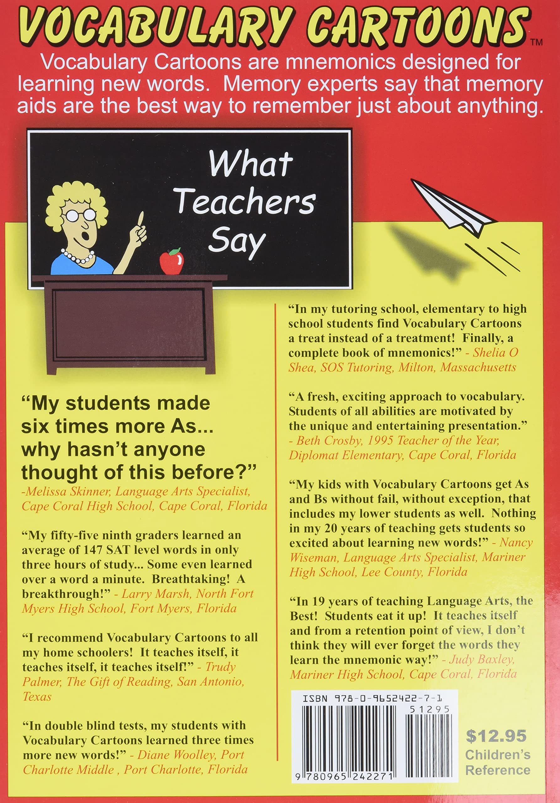 Vocabulary Cartoons: Learn & Remember Words Faster with Visual Mnemonics - Perfect for Students, Teachers & ESL Learners (Classroom Study & Test Prep)