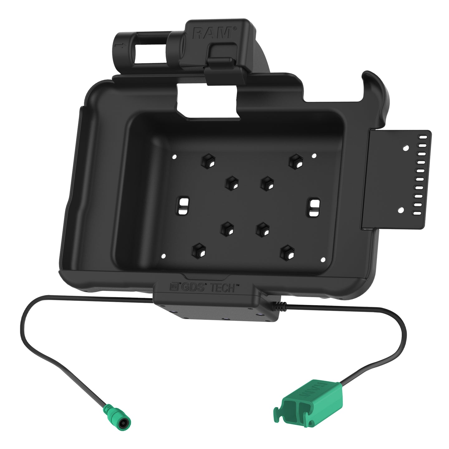 GDS® Power + Dual USB Charging Dock for Zebra ET5x 8.3 & 8.4 Series (RAM HOL ZE10PD2U) - Fast Charging Station for Retail, Warehouse & Logistics Scanners