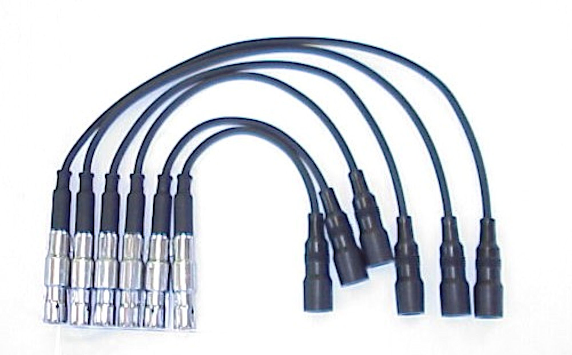 ProConnect Black Professional O.E Grade Ignition Wire Set - High Performance Spark Plug Wires for Smooth Engine Operation - Perfect for Car Enthusiasts & DIY Mechanics