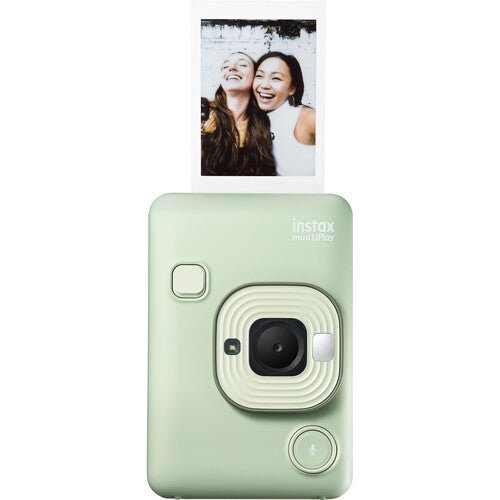 FUJIFILM INSTAX MINI Liplay Hybrid Instant Camera - Digital & Print Polaroid Style Camera with Bluetooth, Matcha Green - Perfect for Travel, Parties, and DIY Photo Albums