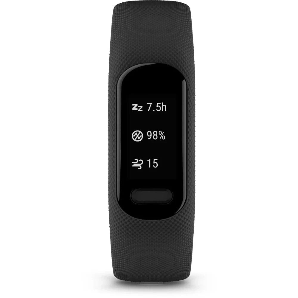 Garmin Vivosmart 5 Fitness Tracker with Heart Rate Monitor (Small/Medium) - Perfect for Running, Swimming & Daily Activity Tracking