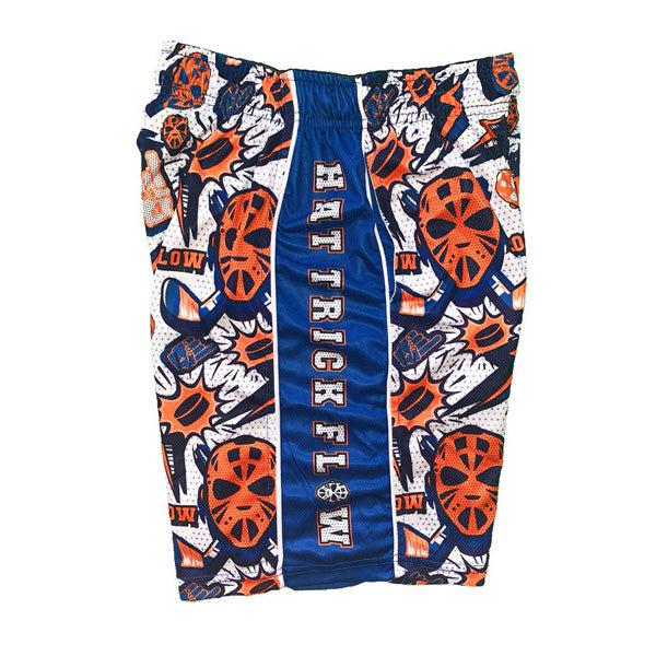 Boys White Hat Trick Flow Short - Lightweight Breathable Soccer Shorts for Kids - Perfect for Training, Matches & Outdoor Sports