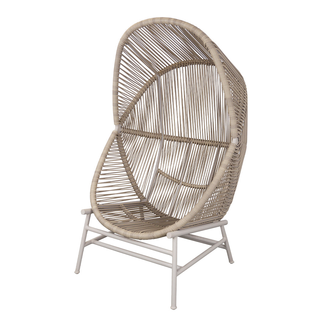 Foersom & Hiort Lorenzen Mdd Hive Chair with Cane Base - Modern Woven Rattan Dining Chair for Kitchen, Restaurant & Outdoor Patio Use