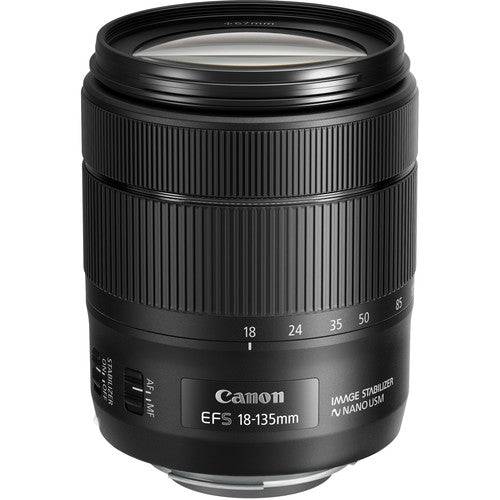 Canon EF-S 18-135mm f/3.5-5.6 IS USM Zoom Lens for DSLR Cameras - White Box Version - Perfect for Travel, Portrait & Landscape Photography