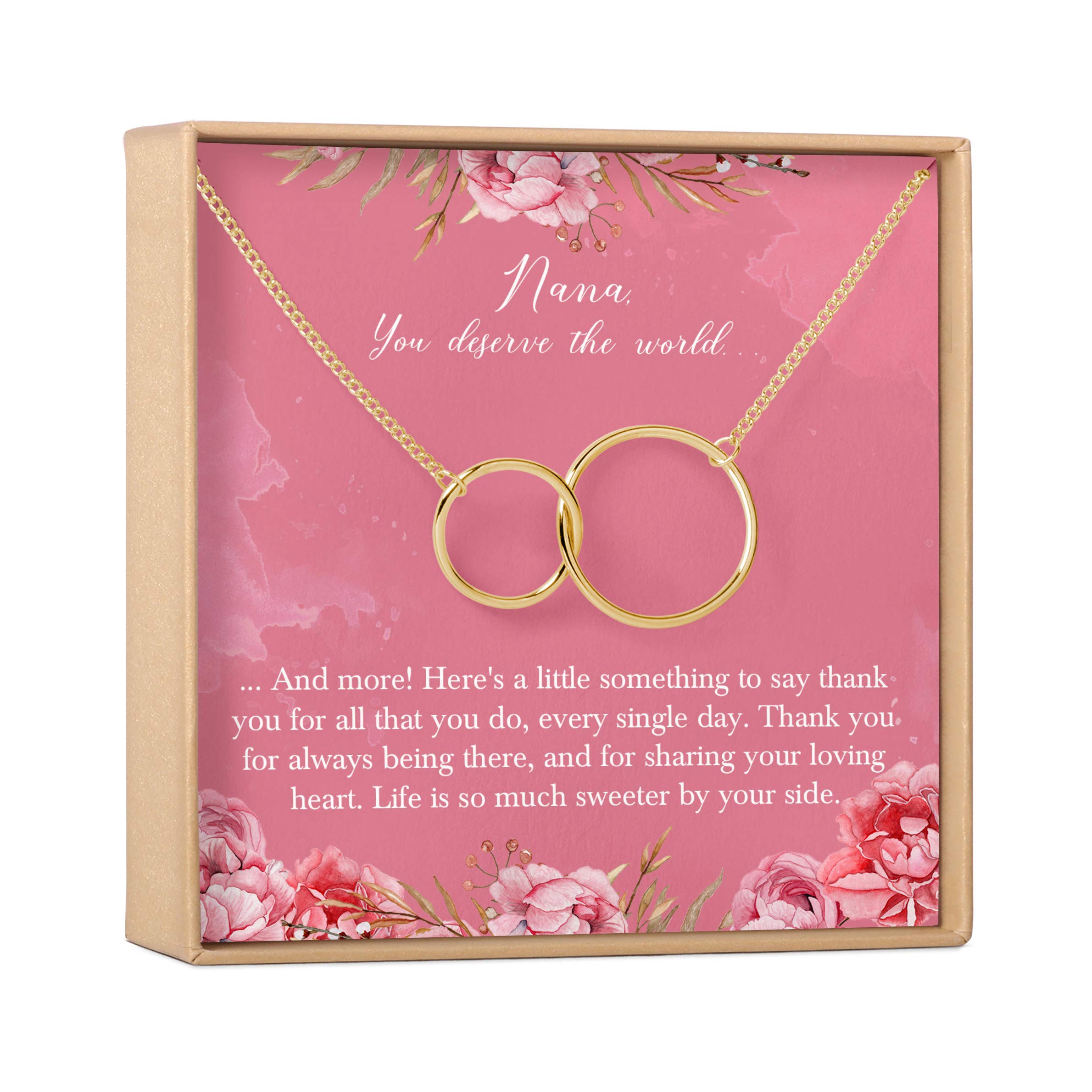 Heart Shaped Nana Necklace - Elegant Jewelry Gift for Birthday, Christmas, Mother's Day & Special Occasions | Perfect for Gifting, Anniversaries & Everyday Wear
