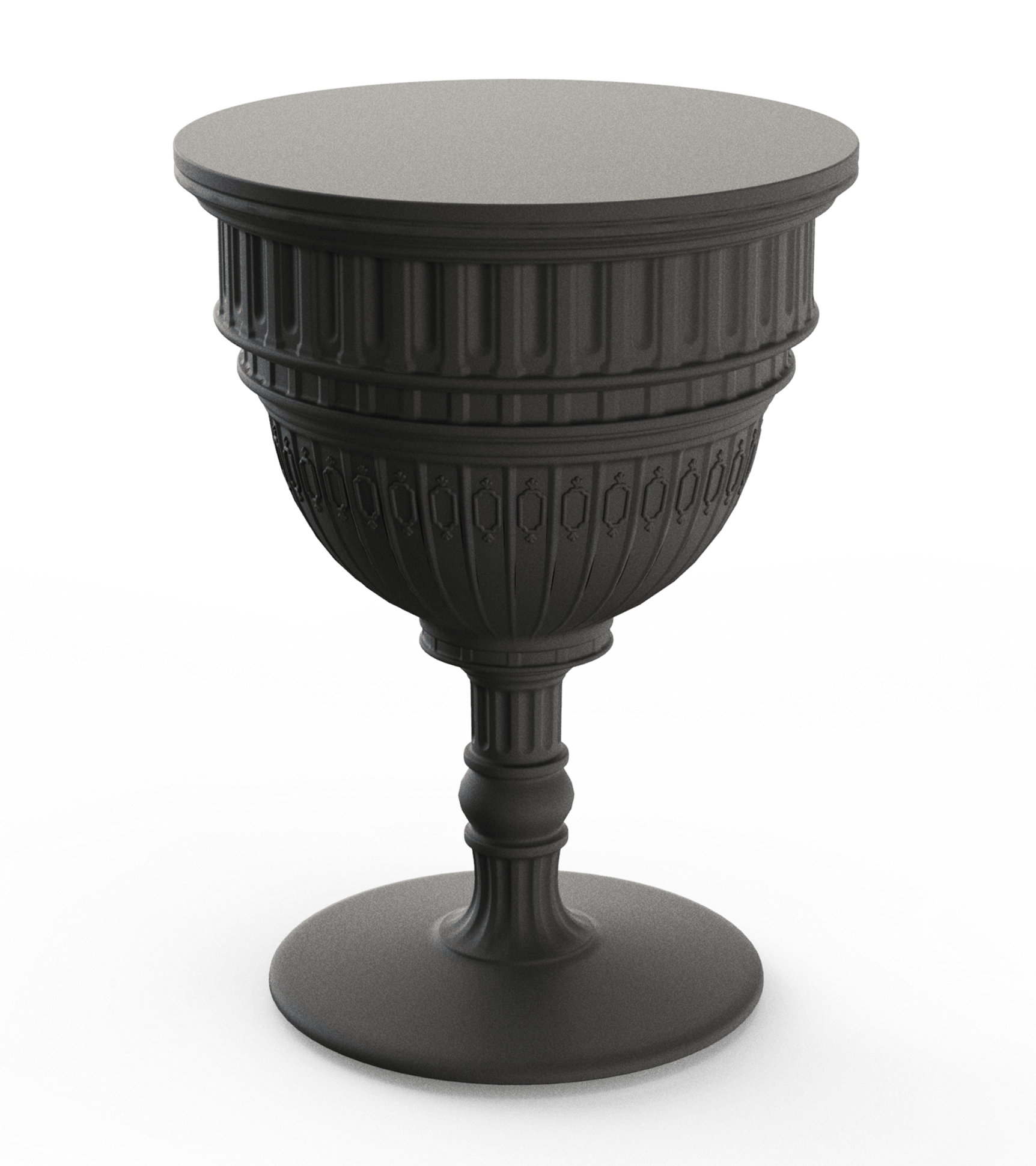 Qeeboo Capitol Side Table - Modern End Table with Unique Design for Living Room, Bedroom & Office - Perfect for Small Spaces, Decor & Storage