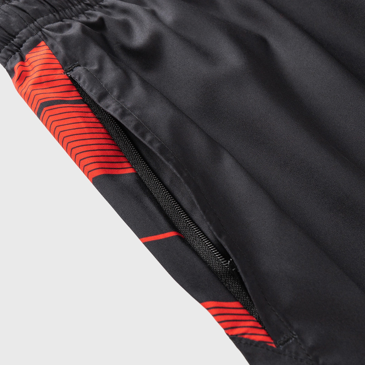 2025 Classic Crusaders Super Rugby Performance Gym Shorts - Black - Breathable & Moisture-Wicking for Training & Workouts