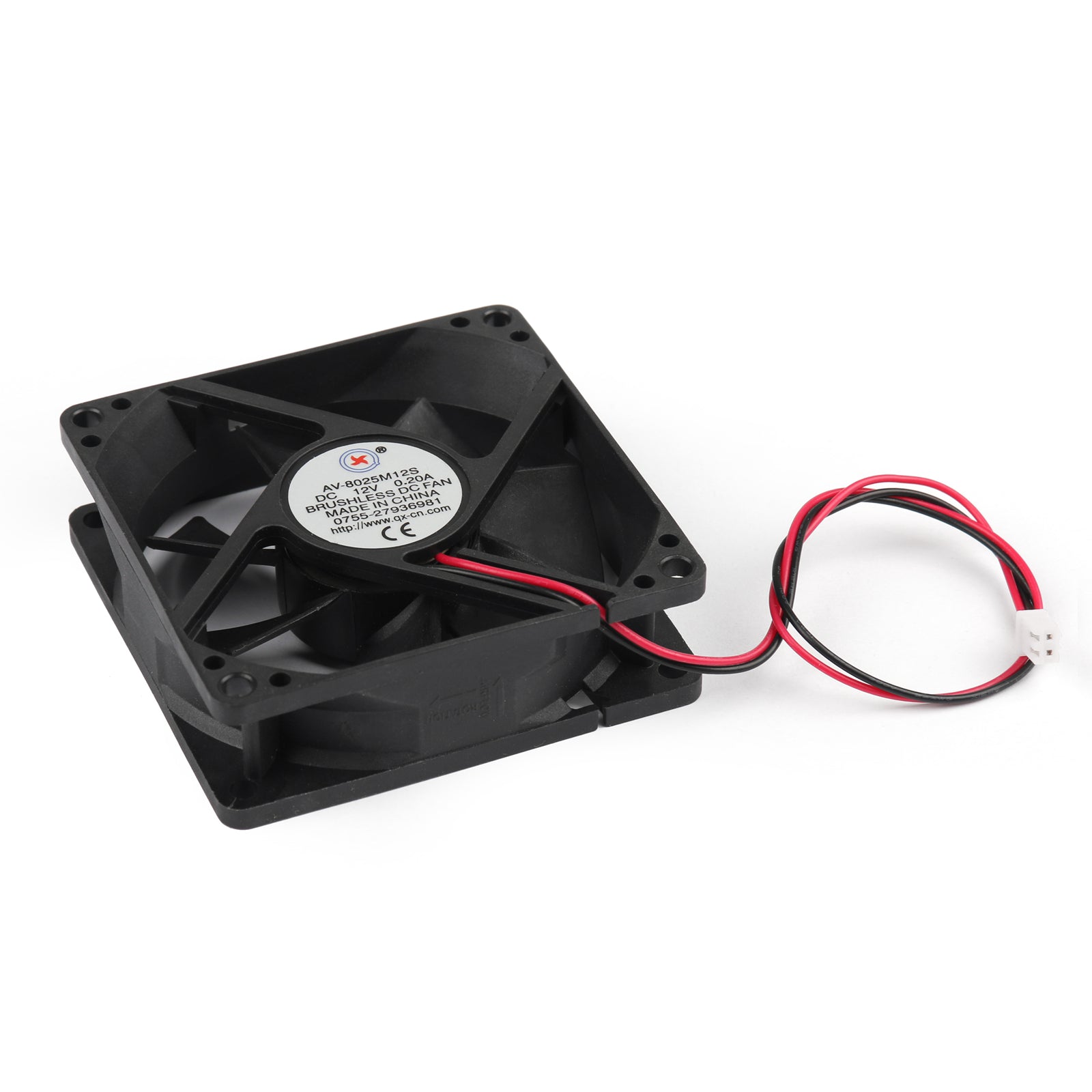 10PCS DC Brushless Cooling PC Computer Fan 12V 8025s 80x80x25mm 0.2A 2 Pin Wire - High Performance Cooling for Gaming PCs, Servers, and Electronics Cases