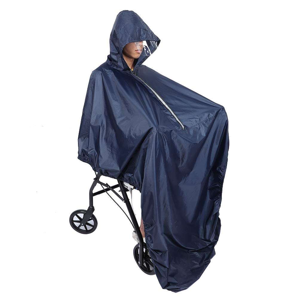 Waterproof Wheelchair Cover & Mobility Scooter Cover - Lightweight Electric Wheelchair Accessories for Rain Protection (Fits Rubicon & Other Models) - Perfect for Outdoor Use, Travel, and Daily Commuting