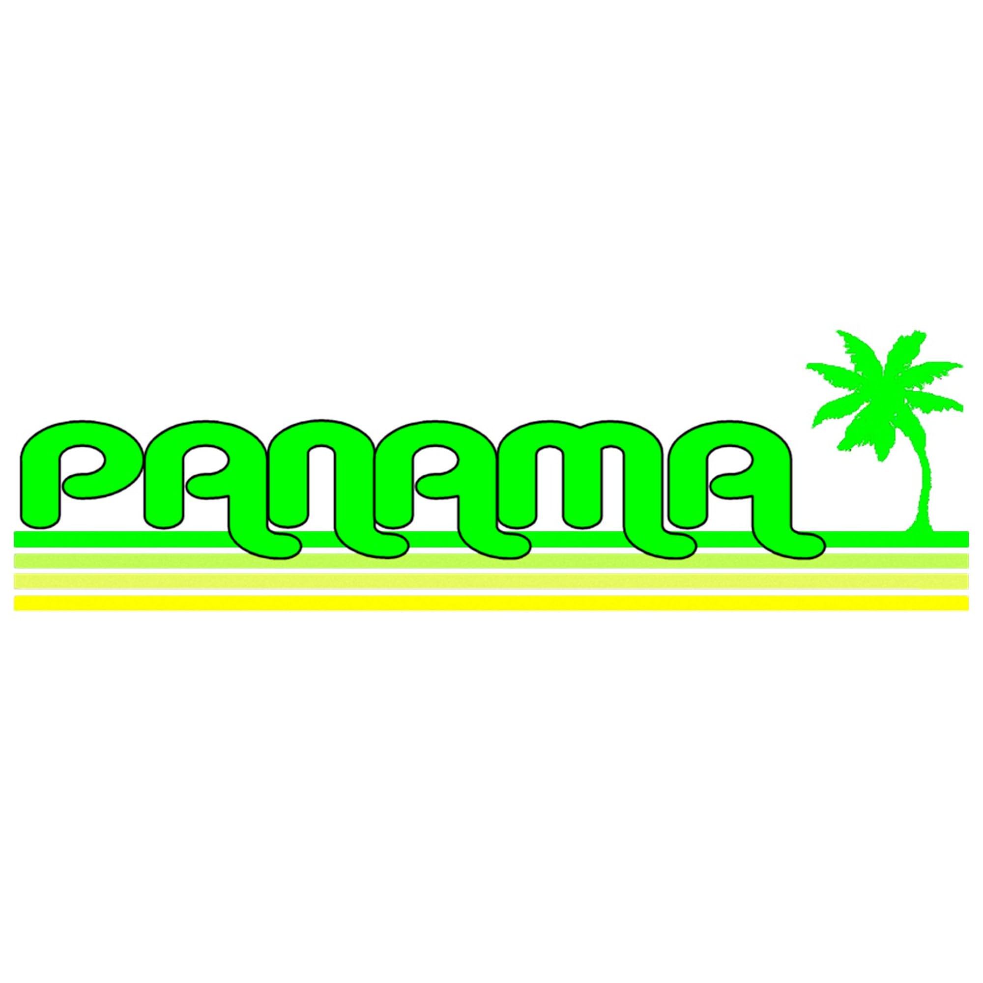Panama Oval Car Bumper Sticker - Durable Vinyl Decal for Cars & Laptops
