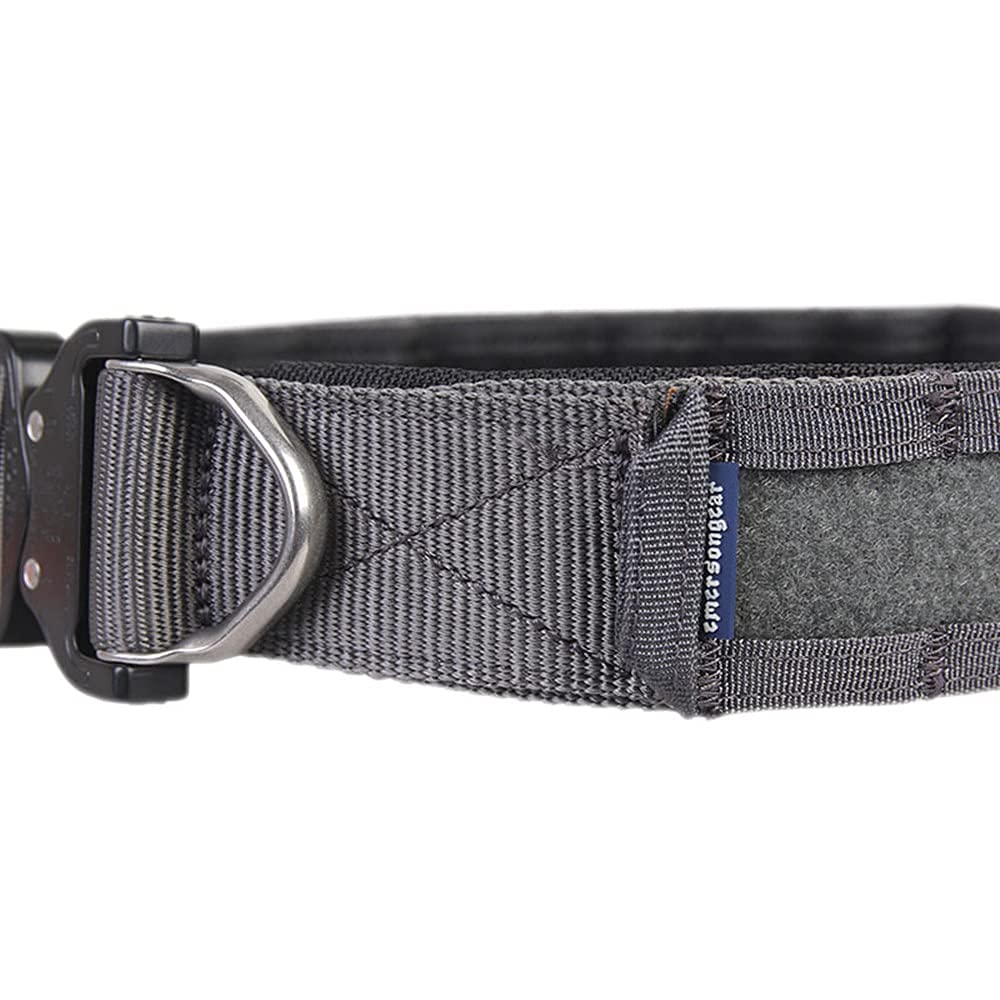 EmersonGear Tactical Belt for Men - Heavy Duty Nylon Webbing Battle Belt with MOLLE System & Quick Release Buckle - Perfect for Military Training, Airsoft, Hunting and Outdoor Adventures
