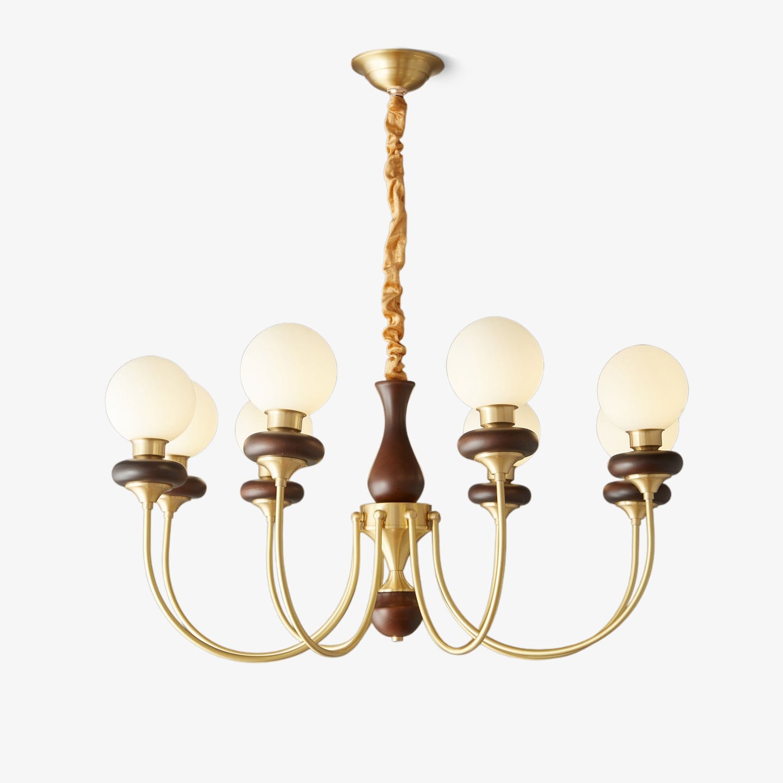 Bellagio Arc Chandelier - Modern Crystal Ceiling Light Fixture for Dining Room, Living Room & Bedroom | Elegant Lighting for Home Decor & Interior Design