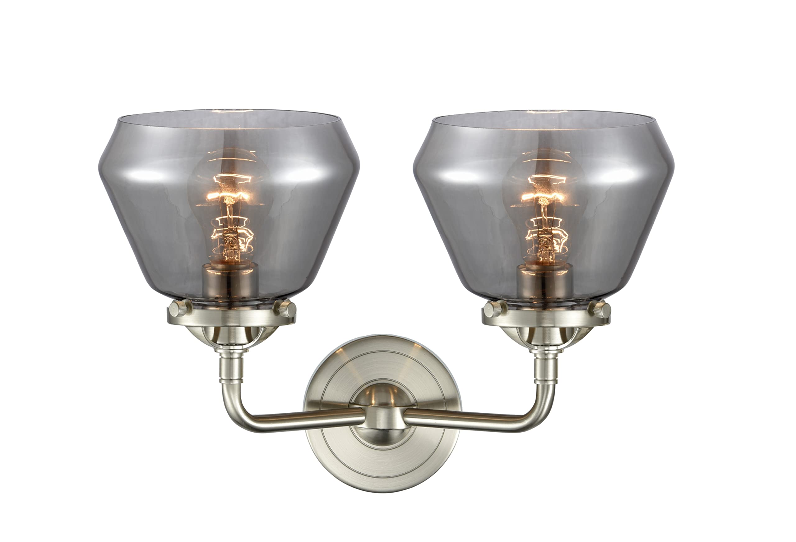 Fulton 2 Light Bathroom Vanity Light Fixture - Oil Rubbed Bronze Finish - Perfect for Bathroom Mirror Lighting and Modern Home Decor