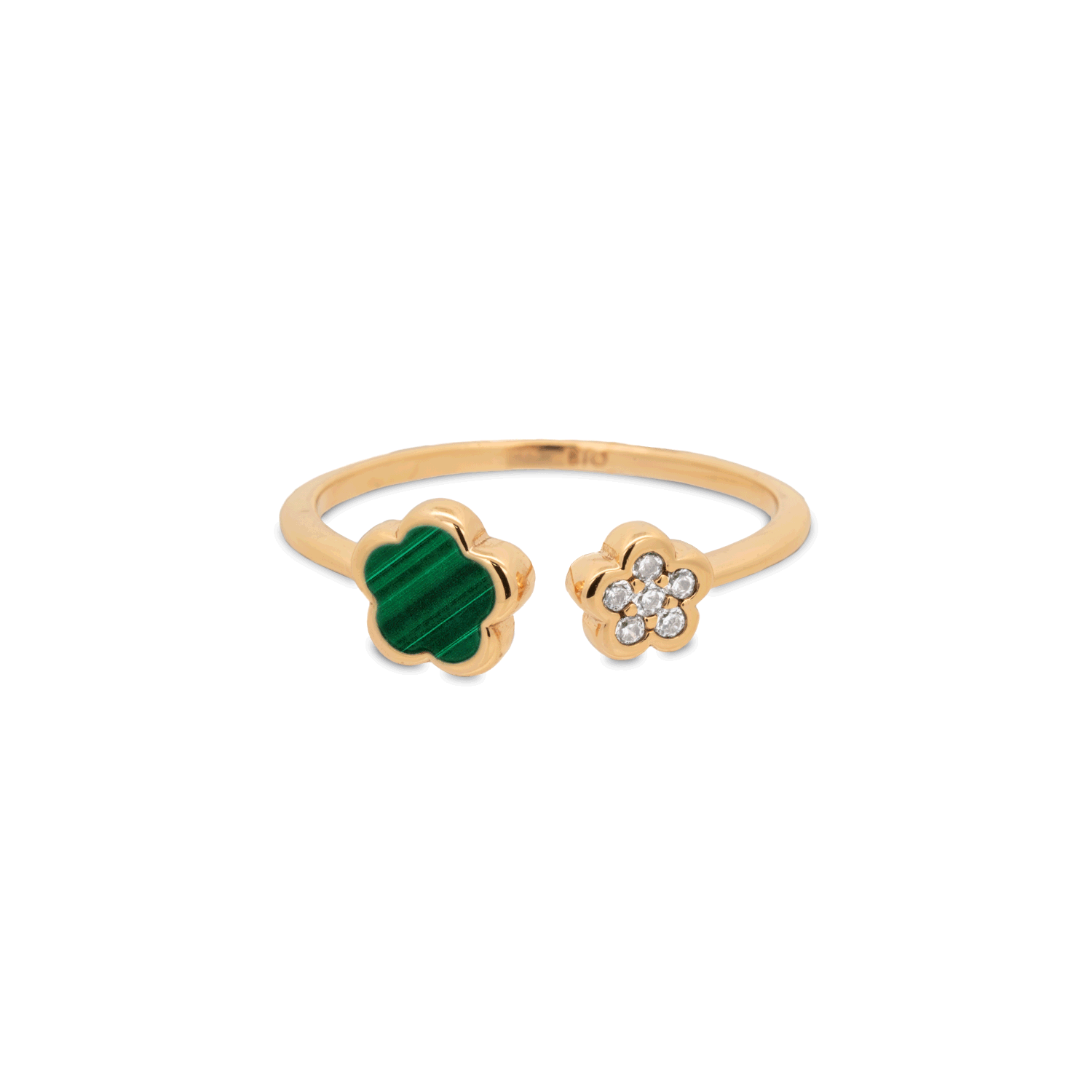 14K Gold Calytrix Ring for Women - Elegant Floral Design Wedding & Engagement Ring - Perfect for Anniversary, Valentine's Day & Special Occasions