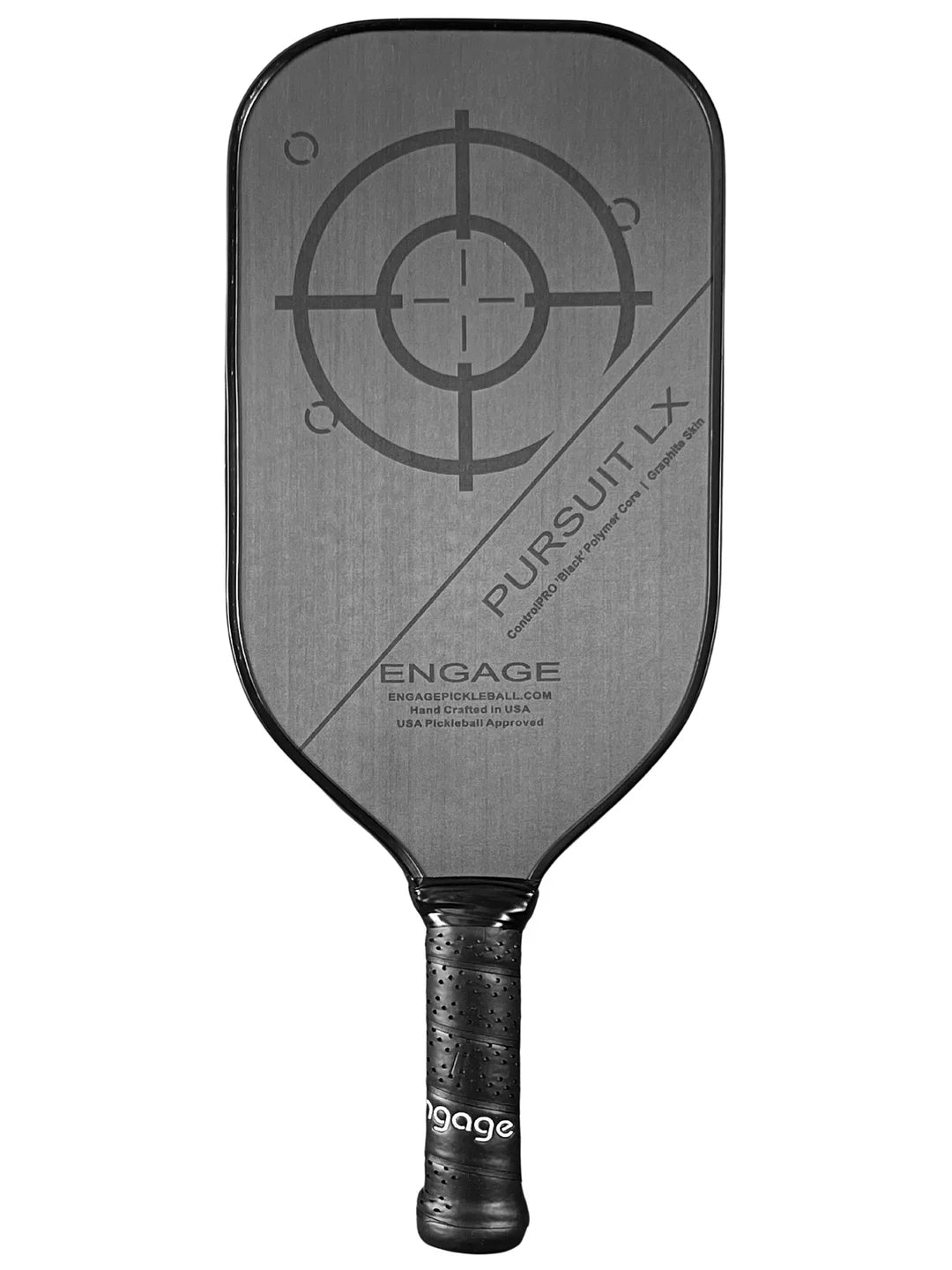 Engage Pursuit LX 6.0 Premium Pickleball Paddle - Lightweight Carbon Fiber Paddle for Control & Power - Perfect for Tournament Play & Recreational Games