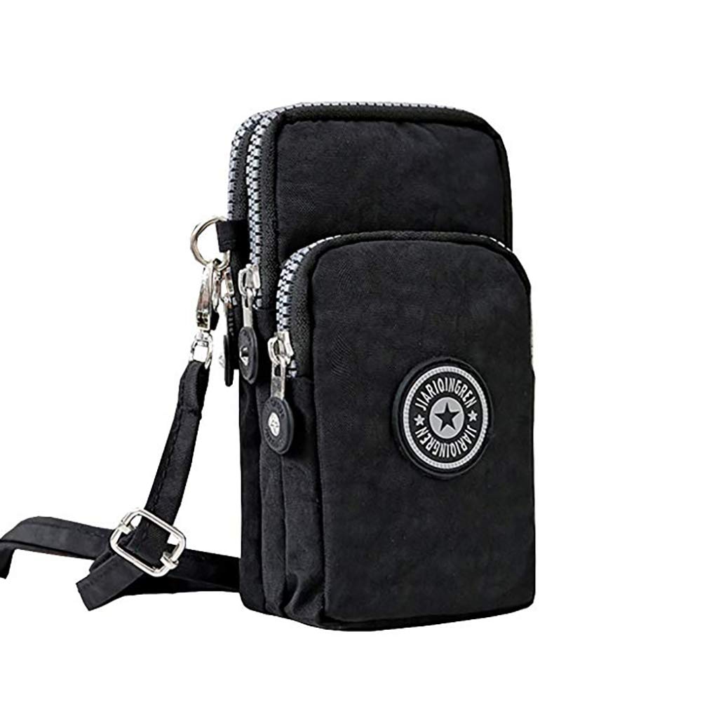Janks Crossbody Wallet Phone Bag for Women - Nylon Small Shoulder Bag with RFID Protection, Lightweight & Water-Resistant - Perfect for Travel, Shopping, and Everyday Use