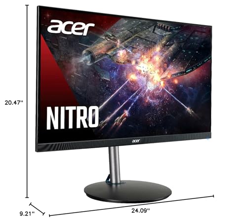 Acer XF273 S 27-inch Full HD 1080p LED LCD Monitor - 16:9 Aspect Ratio, Black - Ideal for Gaming, Office Work & Home Entertainment