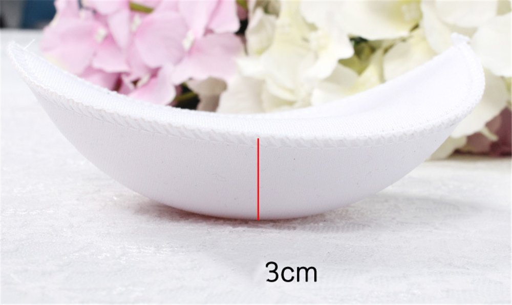 3 Pairs Sweat-Absorbing Push Up Bra Pads - Enhance & Shape for Swimwear, Sports Bikini, Yoga Top - Perfect for Gym, Beach & Active Lifestyle