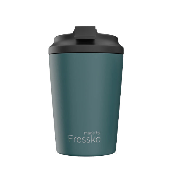 Fressko Reusable Ceramic Coffee Cup - Eco-Friendly Travel Mug for Hot & Cold Drinks | Perfect for Office, Camping & Outdoor Adventures