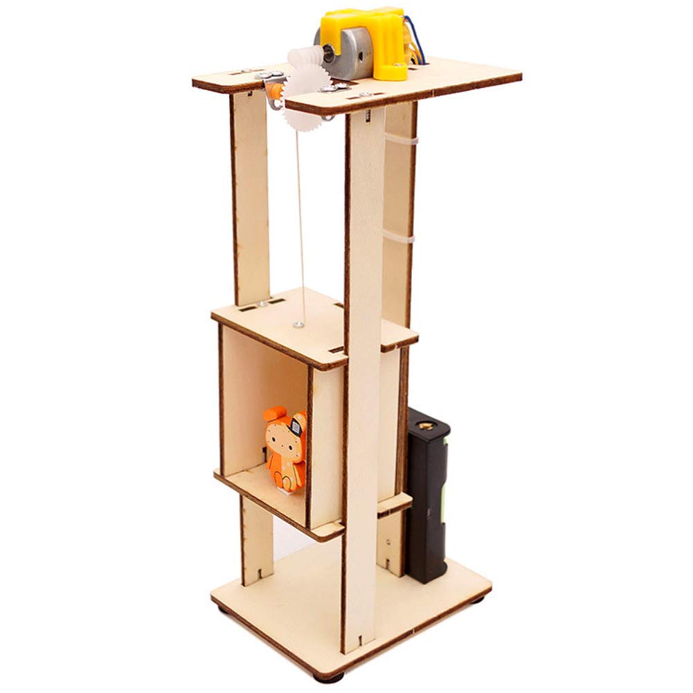 Cuteam Electric Lift Toy DIY Assembly Kit for Kids - STEM Science Experiment Educational Toy for Learning & Fun | Perfect for Classroom Projects & Home Science Activities