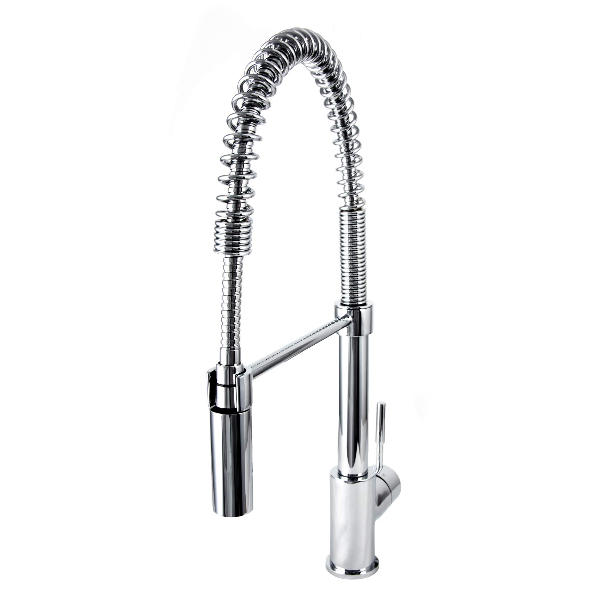 ZLINE Sierra Pull-Down Kitchen Faucet in Chrome Finish - SRA-KF-CH - Modern High-Arc Design for Easy Washing, Perfect for Large Pots & Farmhouse Sinks