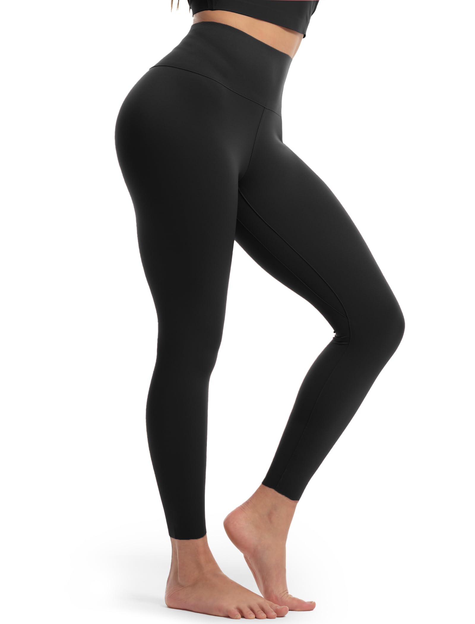High-Waisted Seamless Yoga Pants for Women - No See Through Workout Leggings with Pockets - Perfect for Gym, Running, Pilates & Lounge Wear
