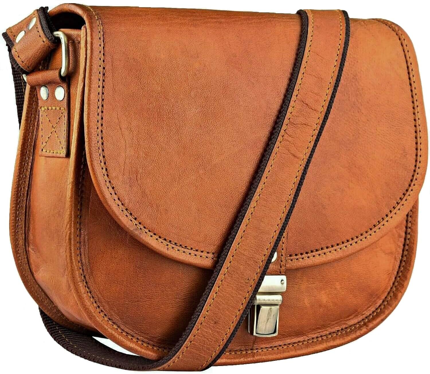 Stylish Urban Leather Shoulder Saddle Bags for Women - Crossbody Purse Handbags for Girls | Perfect for Daily Use, Travel & Shopping