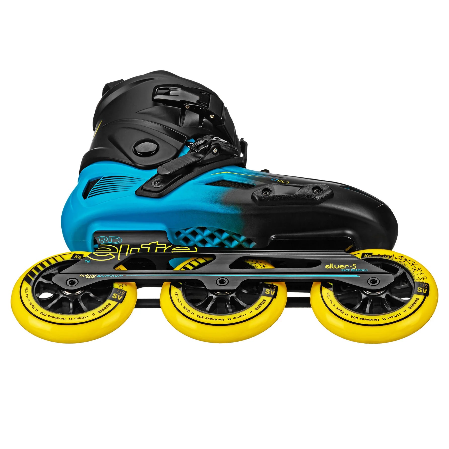 Roller Derby Alpha 110mm Inline Skates - High-Performance Outdoor & Indoor Skates for Adults - Perfect for Fitness, Speed Skating & Urban Commuting
