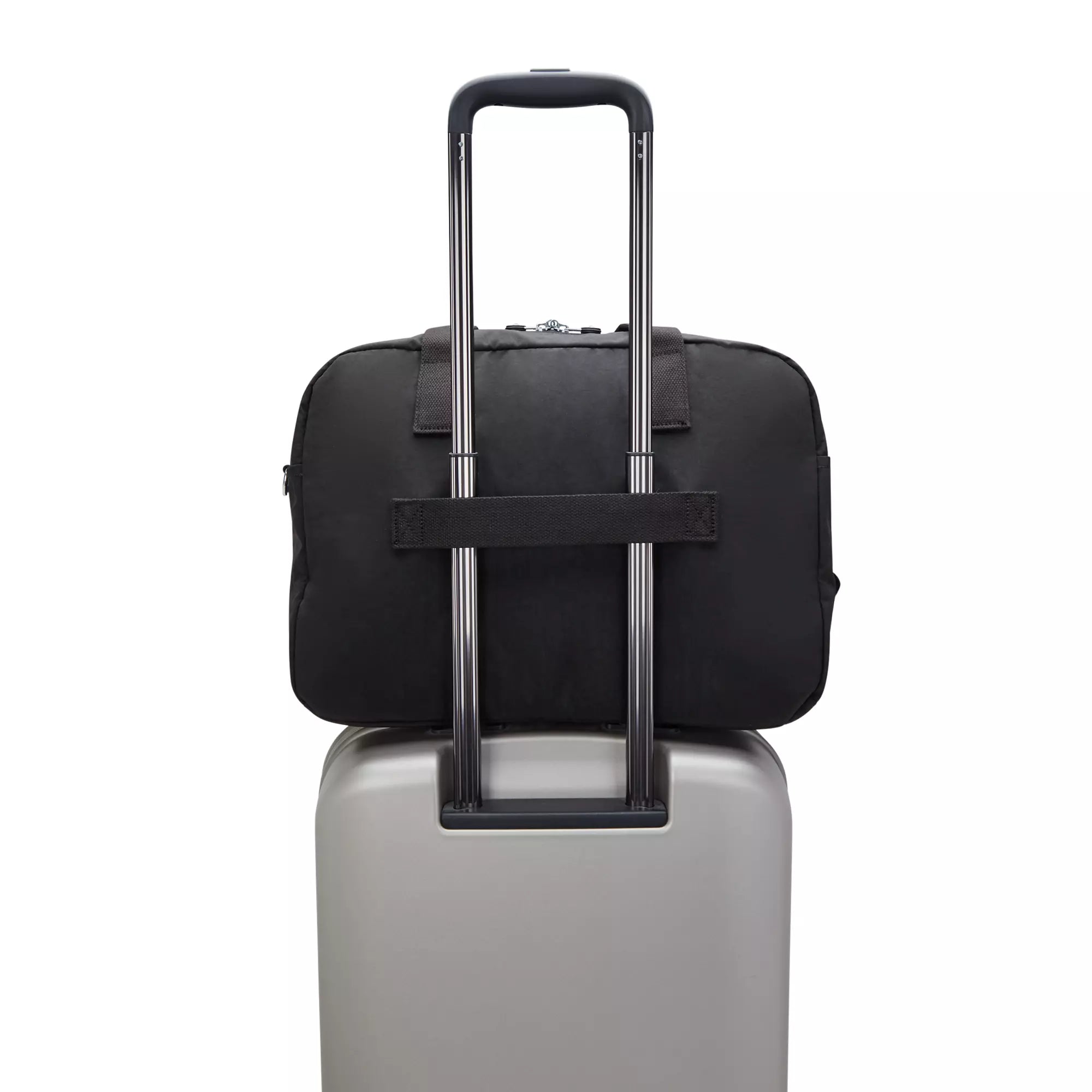 Kipling Defea Extra Large Weekender Duffle Bag - Black Noir - Perfect for Travel, Gym & Weekend Getaways