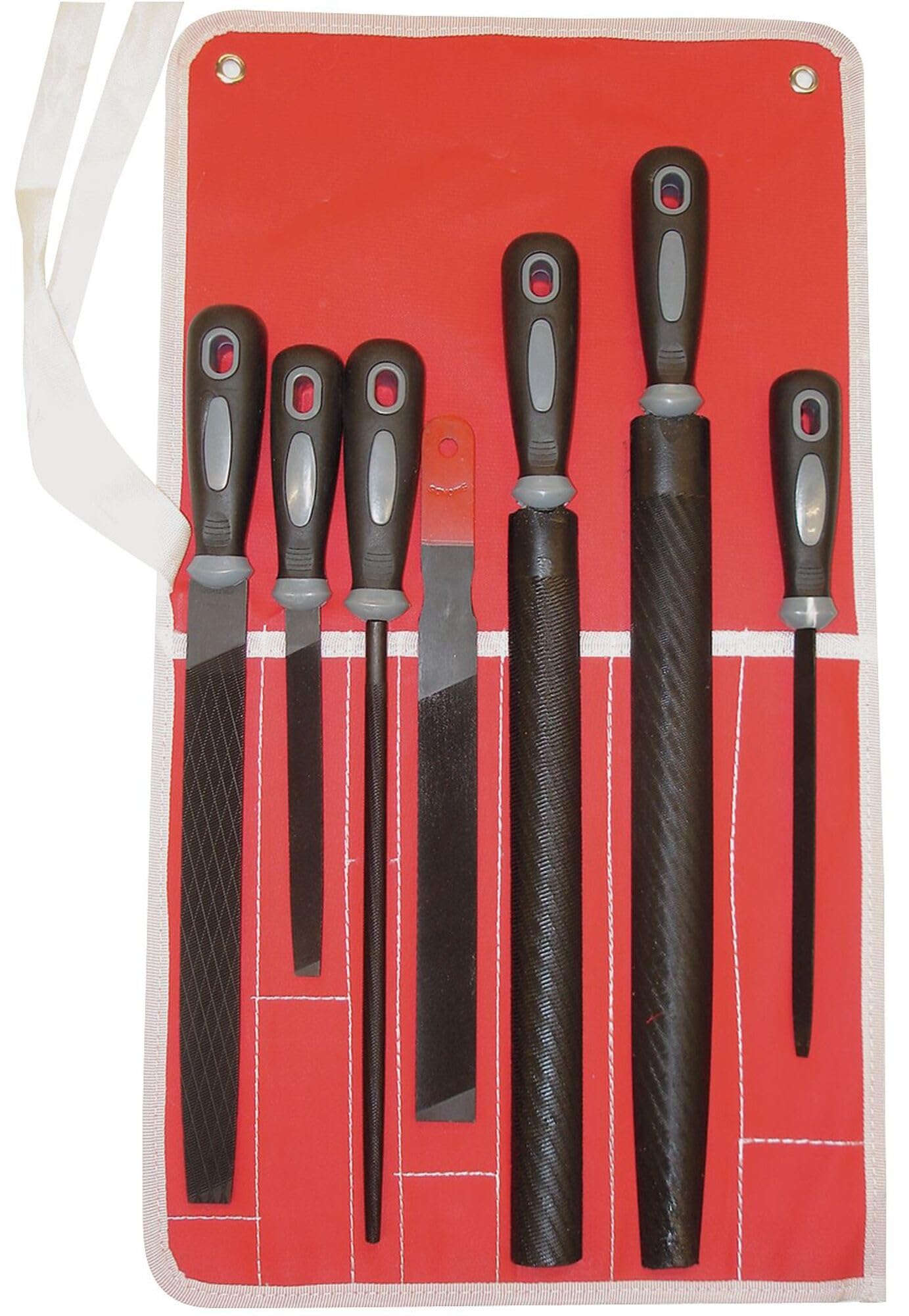 7-Piece American Petrochemical File Set - High-Quality Metalworking Tools for Industrial and DIY Projects