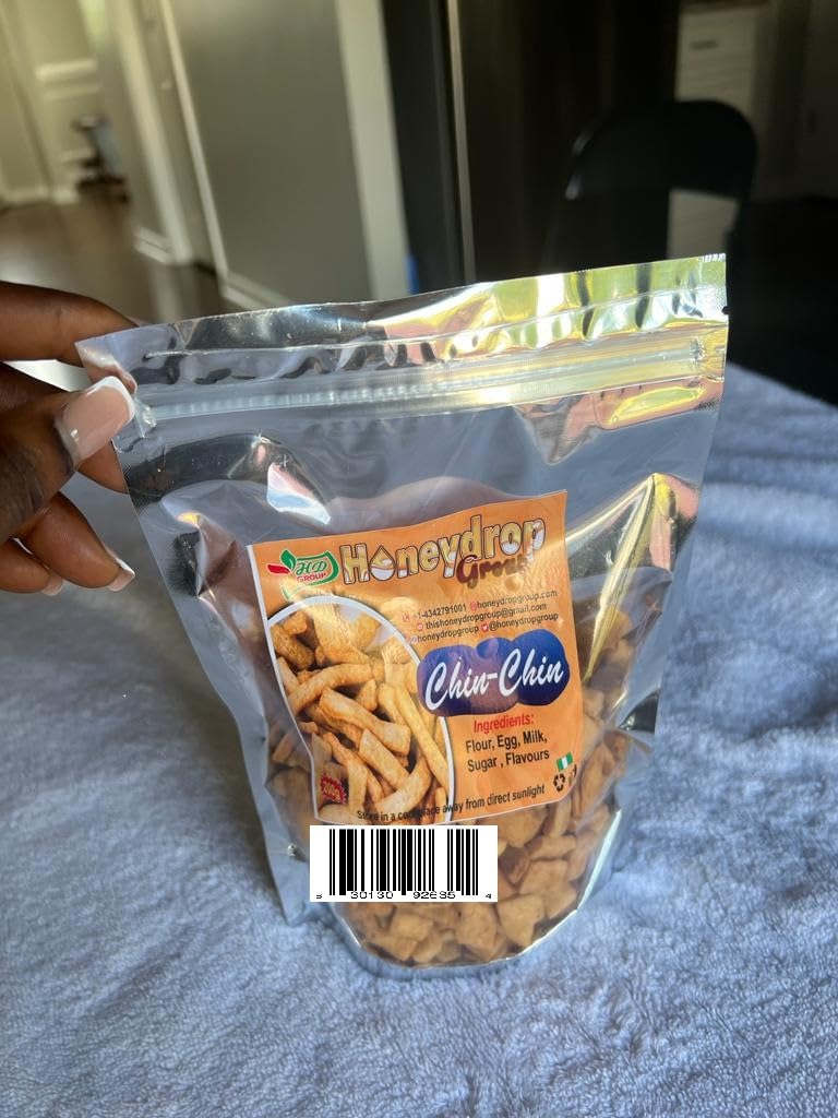Crunchy Nigerian Chinchin Snacks - Authentic African Flour Cookies for Parties, Gifts & Tea Time | Perfect for Celebrations, Snacking & Sharing