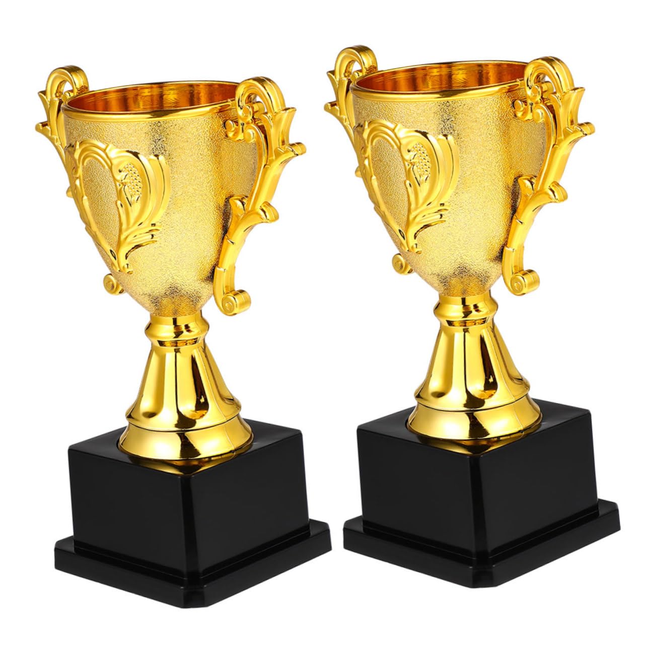BESPORTBLE 10-Piece Plastic Reusable Trophy Reward Set - Kids Achievement Awards for Sports, School & Playtime | Perfect for Birthday Parties, Classroom Prizes & Motivational Gifts