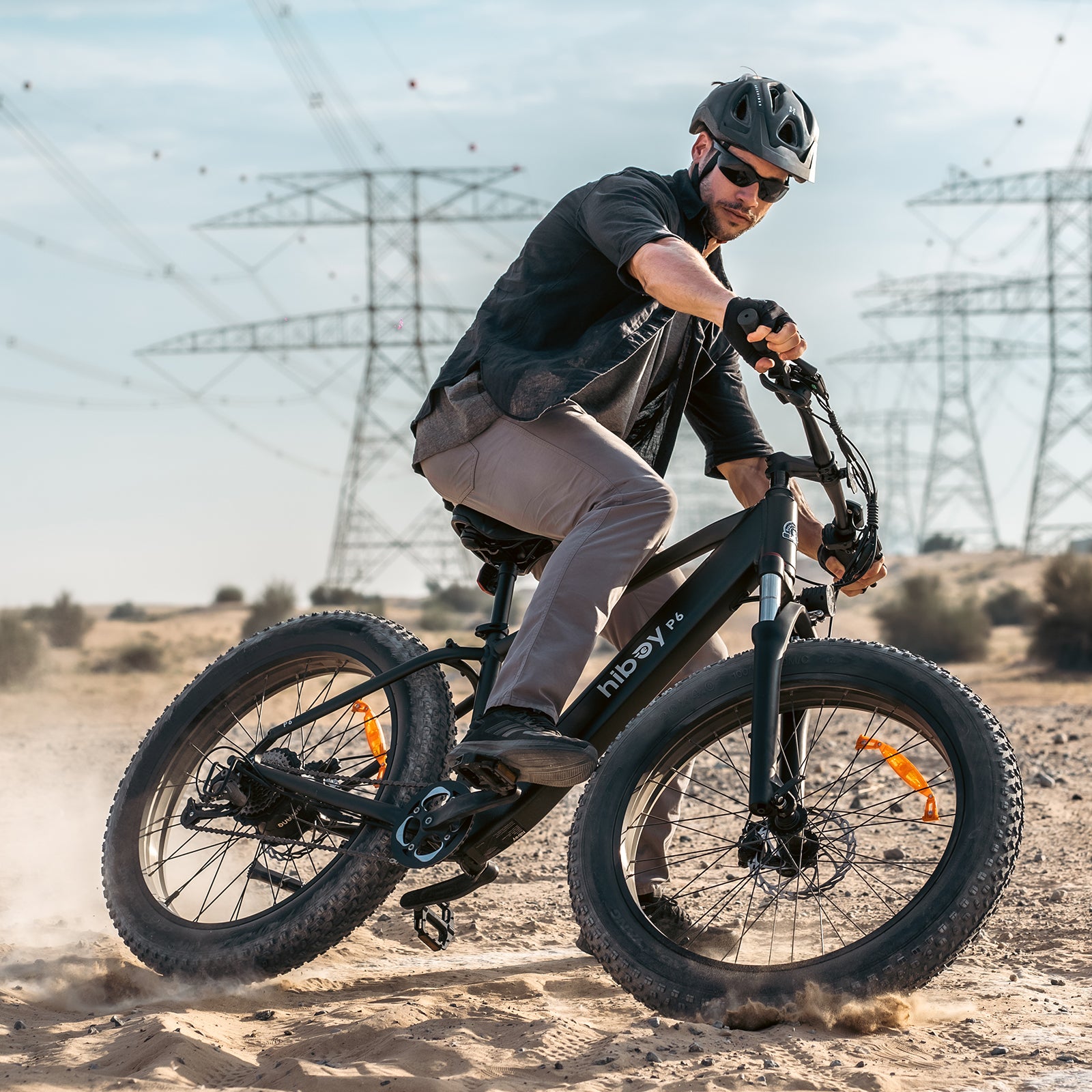 Hiboy P6 Fat Tire Electric Bike 2024 - 500W Motor, 48V 12.5Ah Battery, 25MPH Speed - Perfect for Commuting, Off-Road Adventures & Urban Exploration