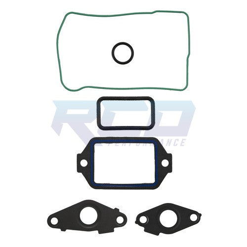 Fel Pro 6.6L Duramax Engine Oil Cooler Gasket Set - Replacement Gasket Kit for Chevy Silverado & GMC Sierra Diesel Trucks - High-Temperature Resistant Seal for Improved Engine Performance
