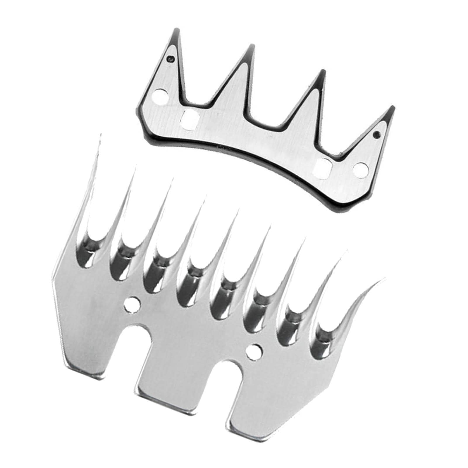 FAKEME Electric Sheep Shears Blades - 9 Teeth Curved Wool Trimmer Accessories for Professional Sheep Shearing | Perfect for Livestock Grooming, Wool Harvesting & Farm Animal Care
