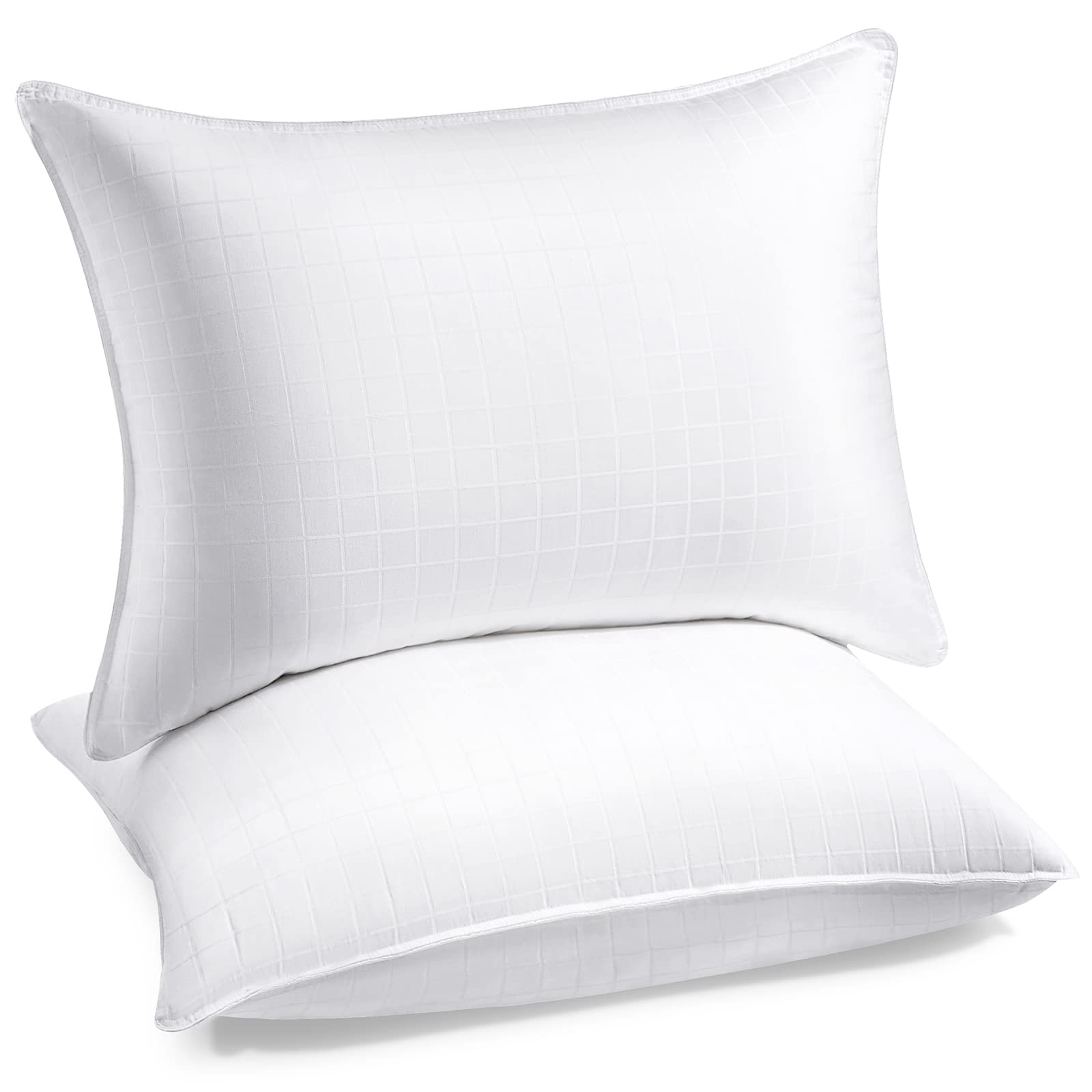 Lifewit Queen Size Bed Pillows Set of 2 - Soft Support Cooling Pillows for Side, Stomach & Back Sleepers | Breathable & Ergonomic Design for Better Sleep, Hot Sleepers & Neck Pain Relief
