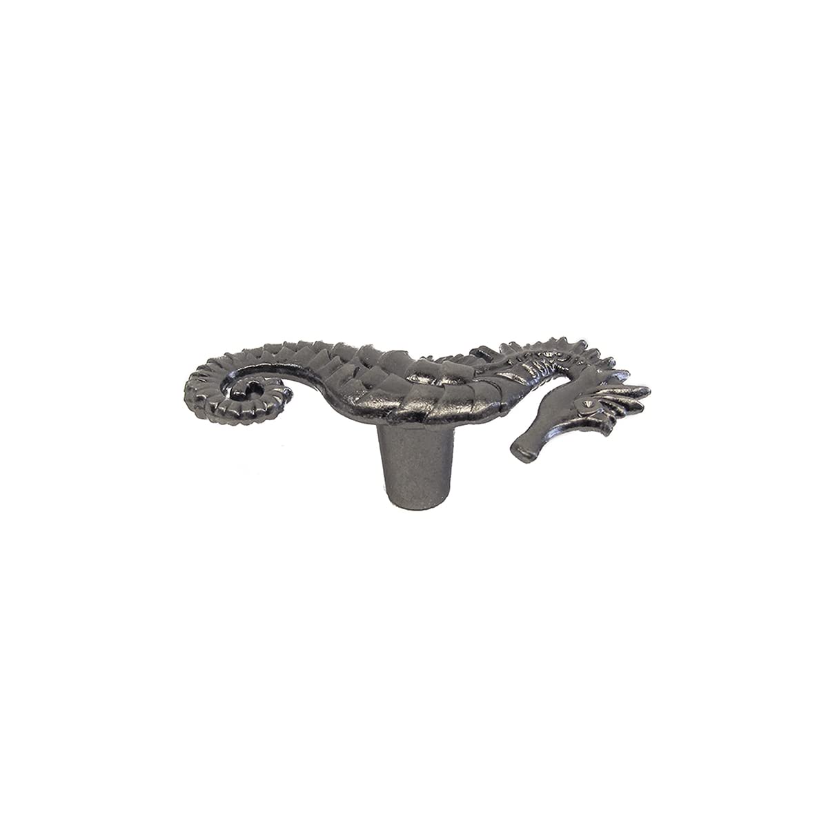 Vintage Nautical Silver Metal Seahorse Cabinet Knobs - Decorative Dresser Drawer Pulls for Kitchen & Bathroom Hardware - Ocean Theme Home Decor (Set of 4) - Perfect for Beach House, Coastal Decor & DIY Furniture Upgrades