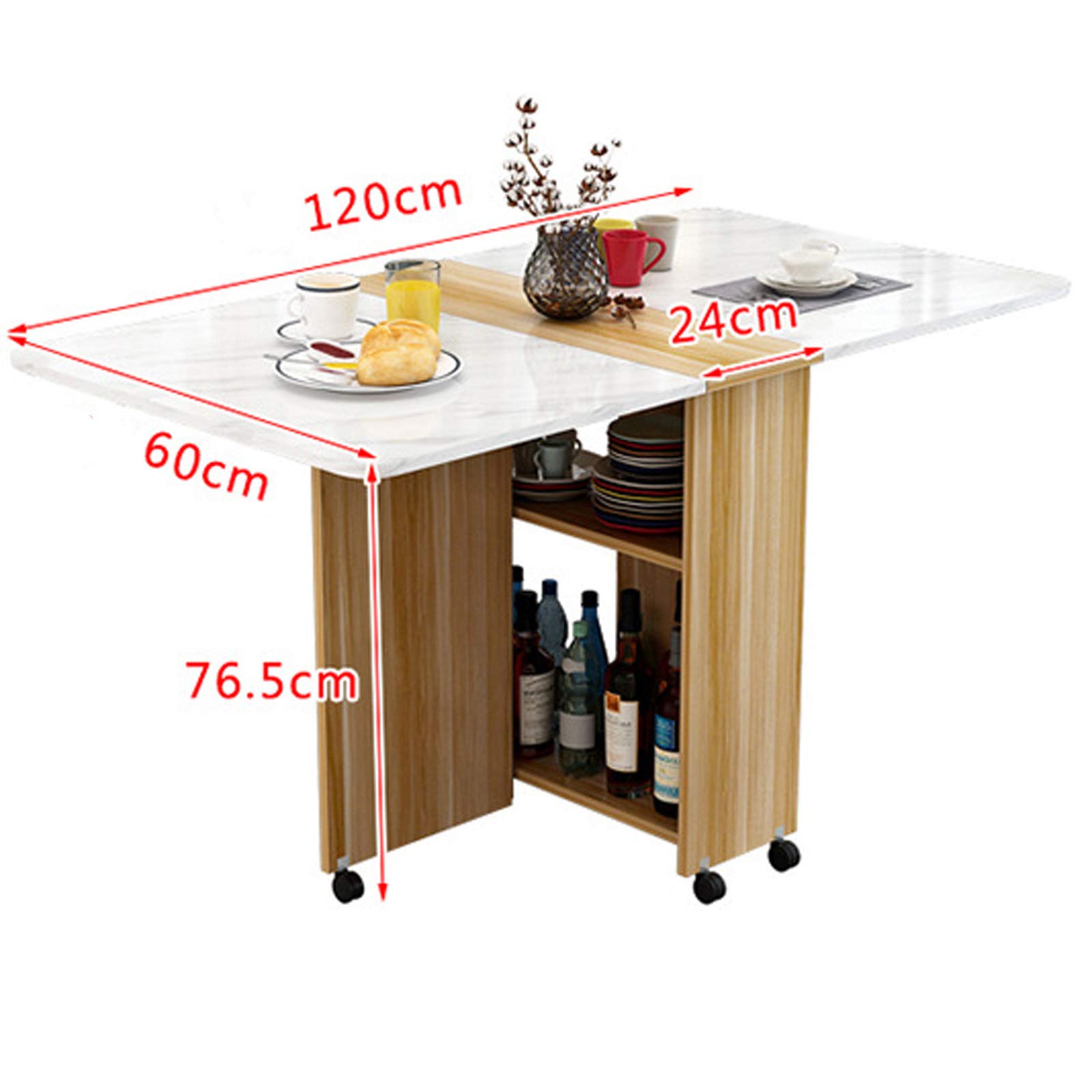 FACAI Foldable Picnic Table - Portable White Bistro Table for Camping, Garden, Balcony & Office Parties | Outdoor Dining Furniture for Picnics, BBQs & Small Gatherings
